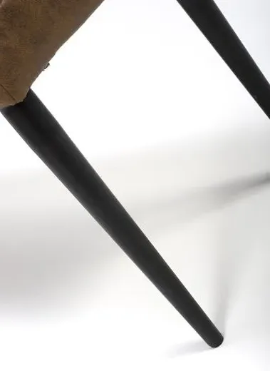 Charlie Brown Faux Leather Dining Bench - Brown