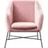 Cleo Accent Chair - Pink, Velvet