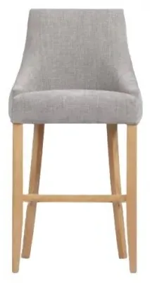 Cole Fabric Bar Chair Set of 2 - Grey