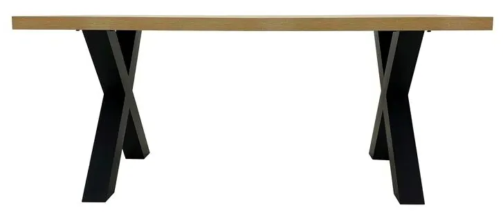 Dallas 6-Seater Dining Table - Brown, Oak