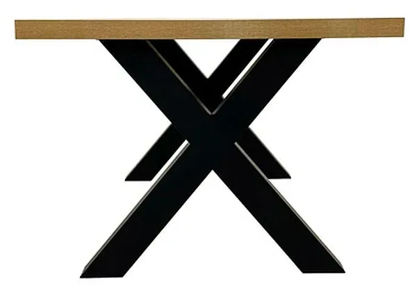 Dallas 6-Seater Dining Table - Brown, Oak