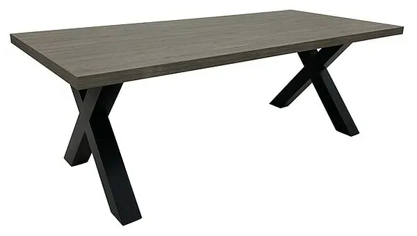 Dallas 6-Seater Dining Table - Grey