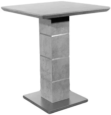 Delta Bar Table - Concrete Effect