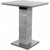 Delta Bar Table - Concrete Effect