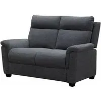 Detroit 2-Seater Manual Reclining Sofa - Grey, Fabric