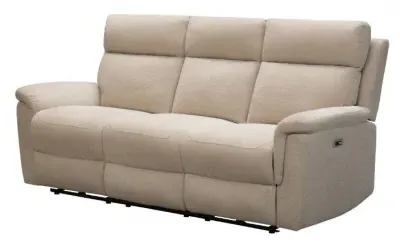 Detroit 3-Seater Sofa - Natural, Fabric