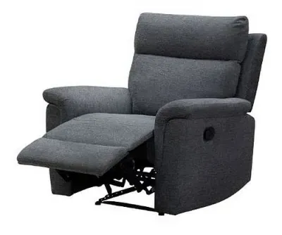Detroit Manual Recliner Armchair - Grey, Fabric image