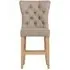 Eaton Counter Chair - Taupe, Faux Leather