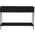 Fusion 2 Drawer Console Table - Black, Mango Wood
