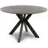 Galaxy 4-Seater Round Dining Table - Black, Ceramic