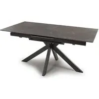 Galaxy 6-8 Seater Extending Dining Table - Brown, Ceramic