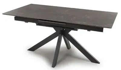 Galaxy 6-8 Seater Extending Dining Table - Brown, Ceramic