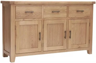 Hampshire 150cm 3 Door Sideboard - Natural Oak image