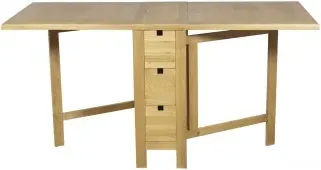 Hampshire 2-6 Seater Extendable Dining Table - Natural, Oak image