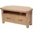 Hampshire Oak 102cm Corner TV Unit - Natural