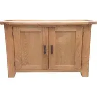 Hampshire Oak 2 Door Cabinet - Natural Lacquered