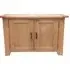 Hampshire Oak 2 Door Cabinet - Natural Lacquered