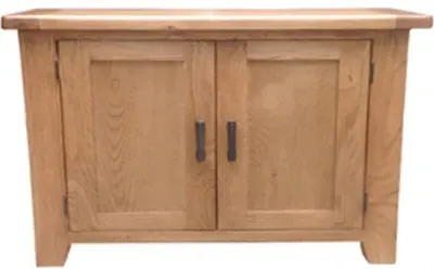 Hampshire Oak 2 Door Cabinet - Natural Lacquered image