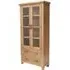 Hampshire Oak 2 Door Display Cabinet - Natural