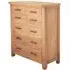 Hampshire Oak 3+4 Drawer Chest - Natural Lacquered