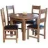 Hampshire Oak Round Extending Dining Table - Natural