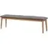 Jenson 160cm Dining Bench - Light Oak