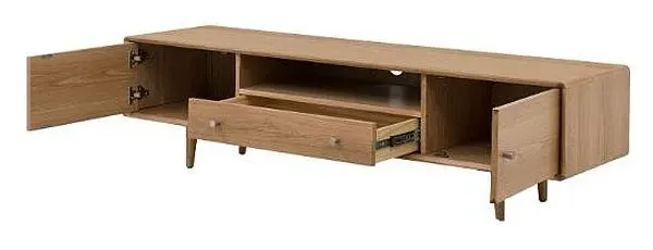 Jenson 170cm Media Unit - Light Oak