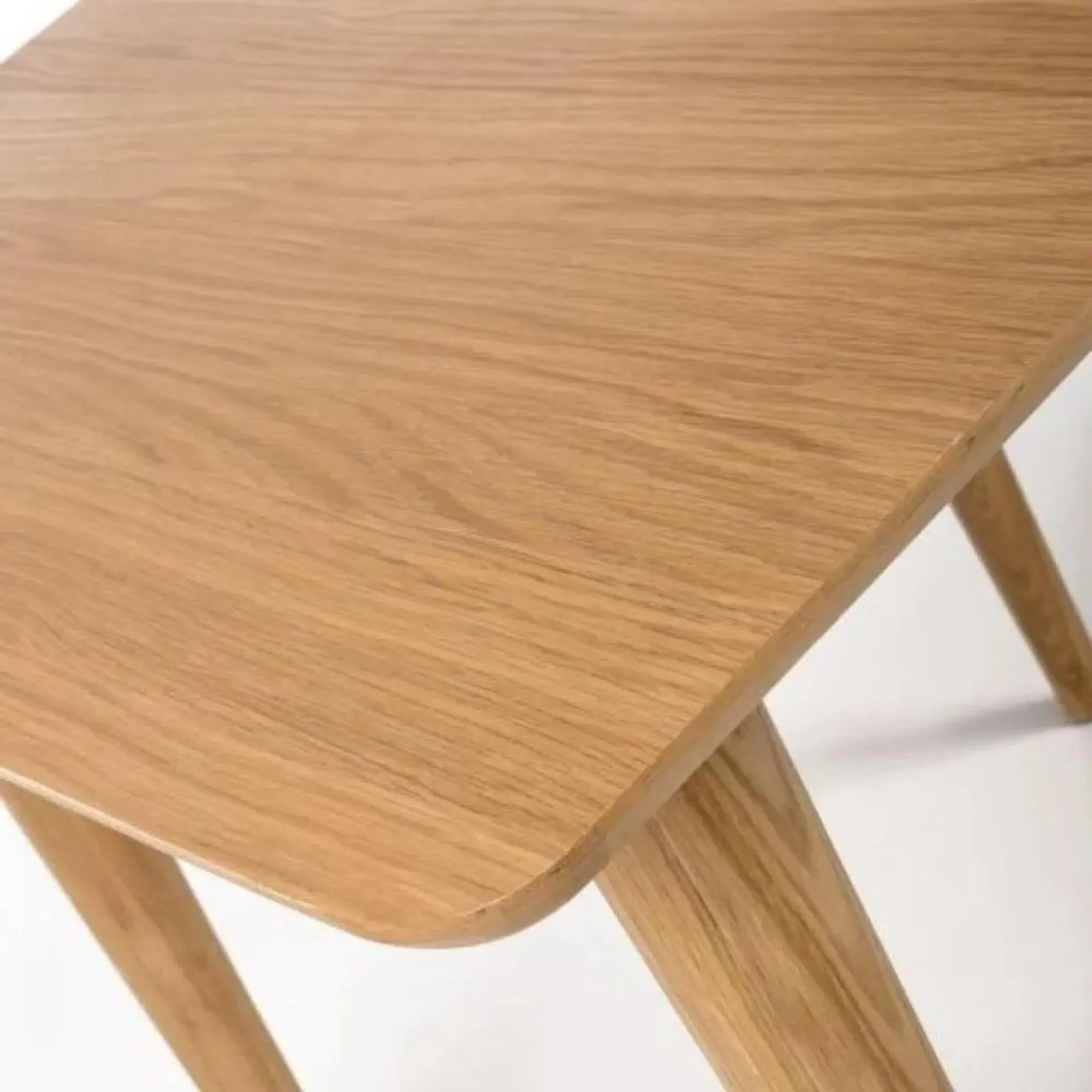 Jenson 2-4 Seater Square Extending Dining Table - Light Oak