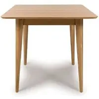 Jenson 2-4 Seater Square Extending Dining Table - Light Oak