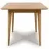 Jenson 2-4 Seater Square Extending Dining Table - Light Oak