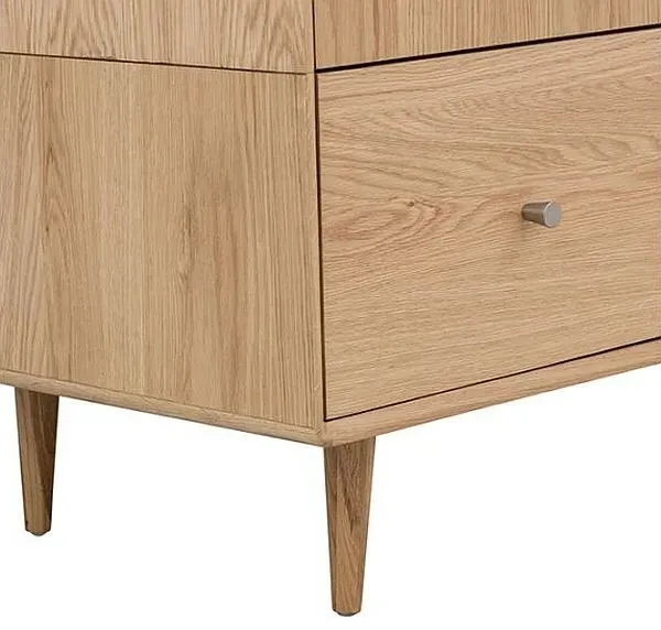 Jenson 2 Door 2 Drawer Double Wardrobe - Light Oak