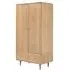 Jenson 2 Door 2 Drawer Double Wardrobe - Light Oak