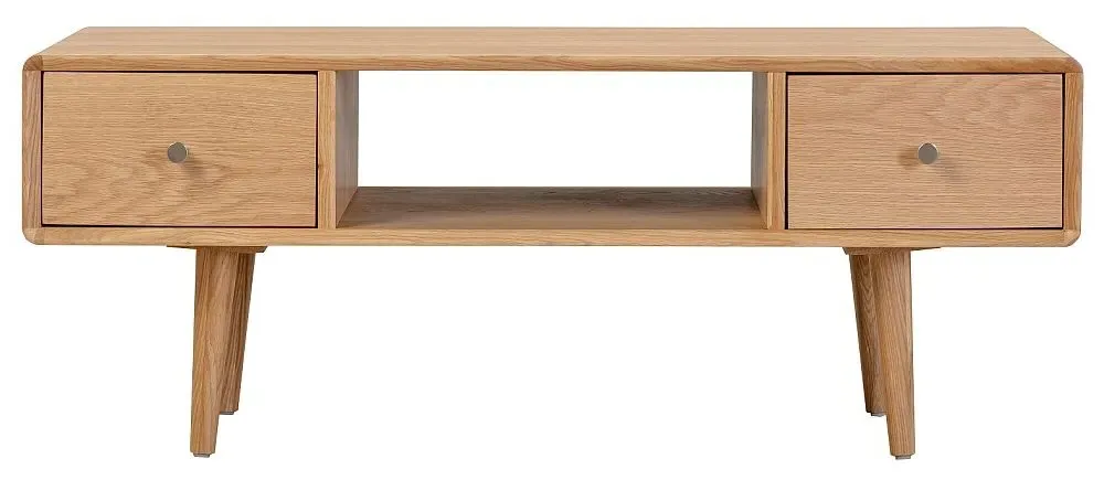 Jenson 2 Drawer Coffee Table - Light Oak