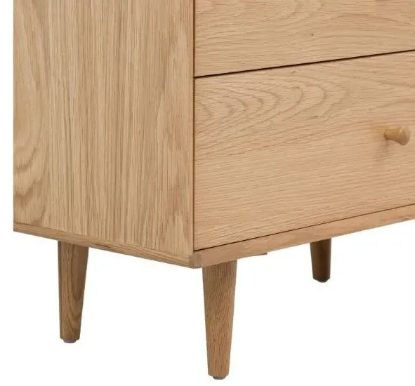 Jenson 3 Drawer Small Chest - Light Oak