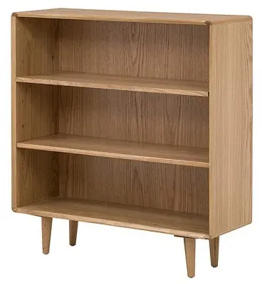 Jenson Low Bookcase - Light Oak image