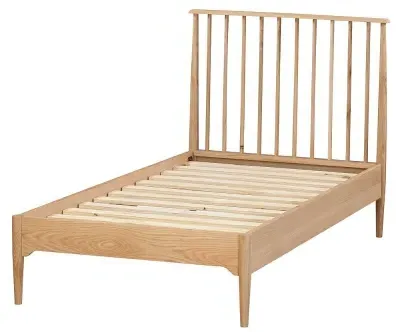 Jenson Slatted Bed Frame - Light Oak image