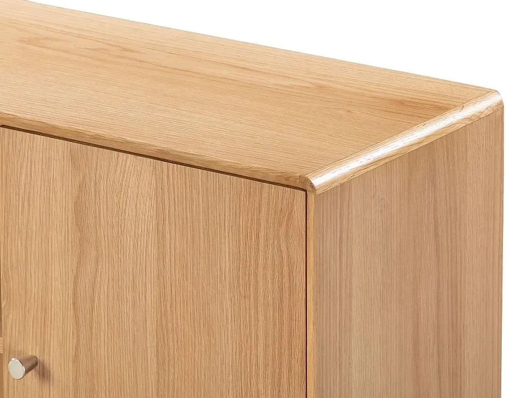 Jenson Small 1 Door Sideboard - Light Oak