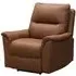 Kansas Power Recliner Chair - Tan, Faux Leather