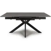 Lunar 6-8 Seater Extending Dining Table - Grey, Ceramic