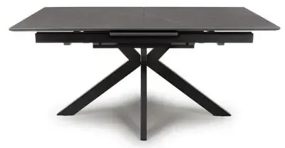 Lunar 6-8 Seater Extending Dining Table - Grey, Ceramic