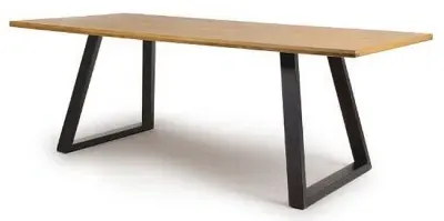 Madrid Oak 8 Seater Dining Table image