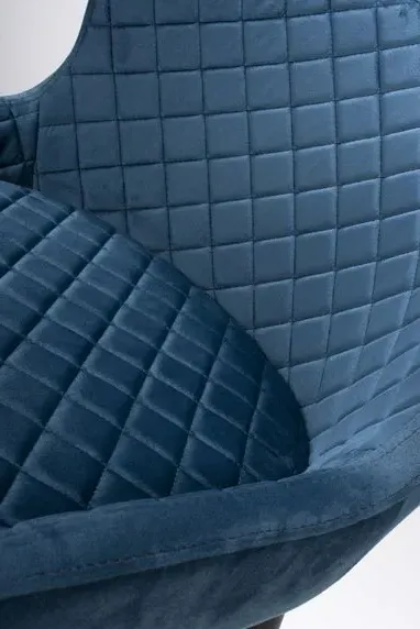 Malmo Dining Chair Set of 2 - Blue, Velvet