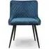 Malmo Dining Chair Set of 2 - Blue, Velvet
