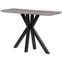 Manhattan 120cm Console Table with Spider Legs - Grey