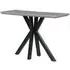 Manhattan 120cm Console Table with Spider Legs - Grey