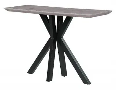 Manhattan 120cm Console Table with Spider Legs - Grey image