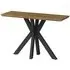 Manhattan 120cm Console Table with Spider Legs - Walnut