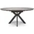 Manhattan 4-6 Seater Oval Extending Dining Table - Grey