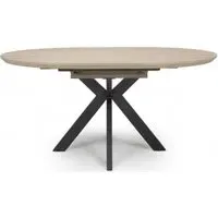 Manhattan 4-6 Seater Oval Extending Dining Table - Oak