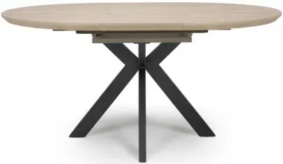 Manhattan 4-6 Seater Oval Extending Dining Table - Oak